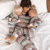 Family Grey Nordic Christmas Pyjamas – Mum, Dad & Kids – image 2
