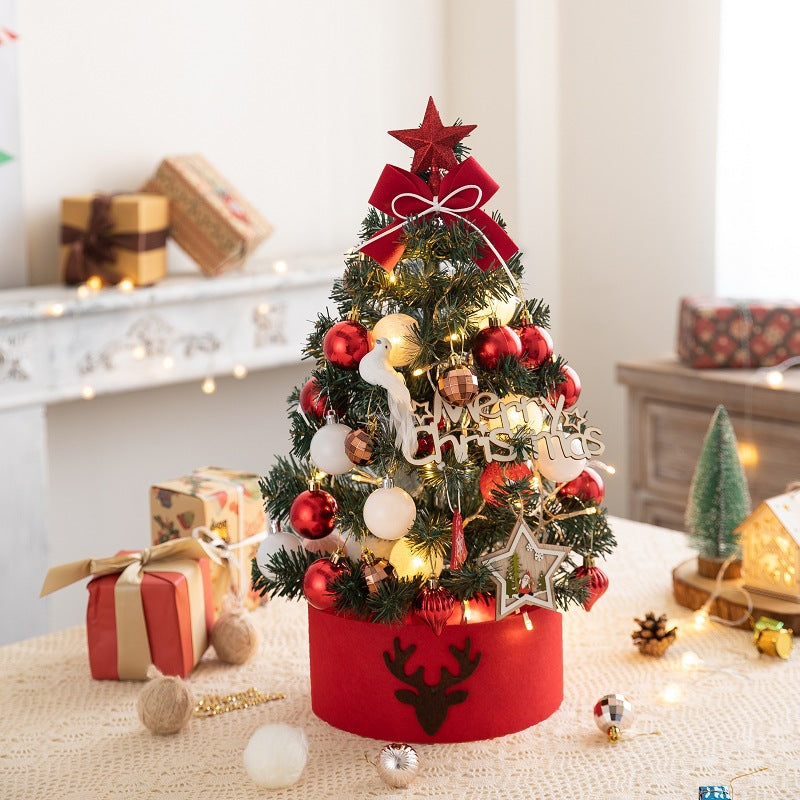 Red & White Mini Christmas Tree