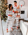 Family White Fair Isle Snowflake Christmas Pyjamas – image 6