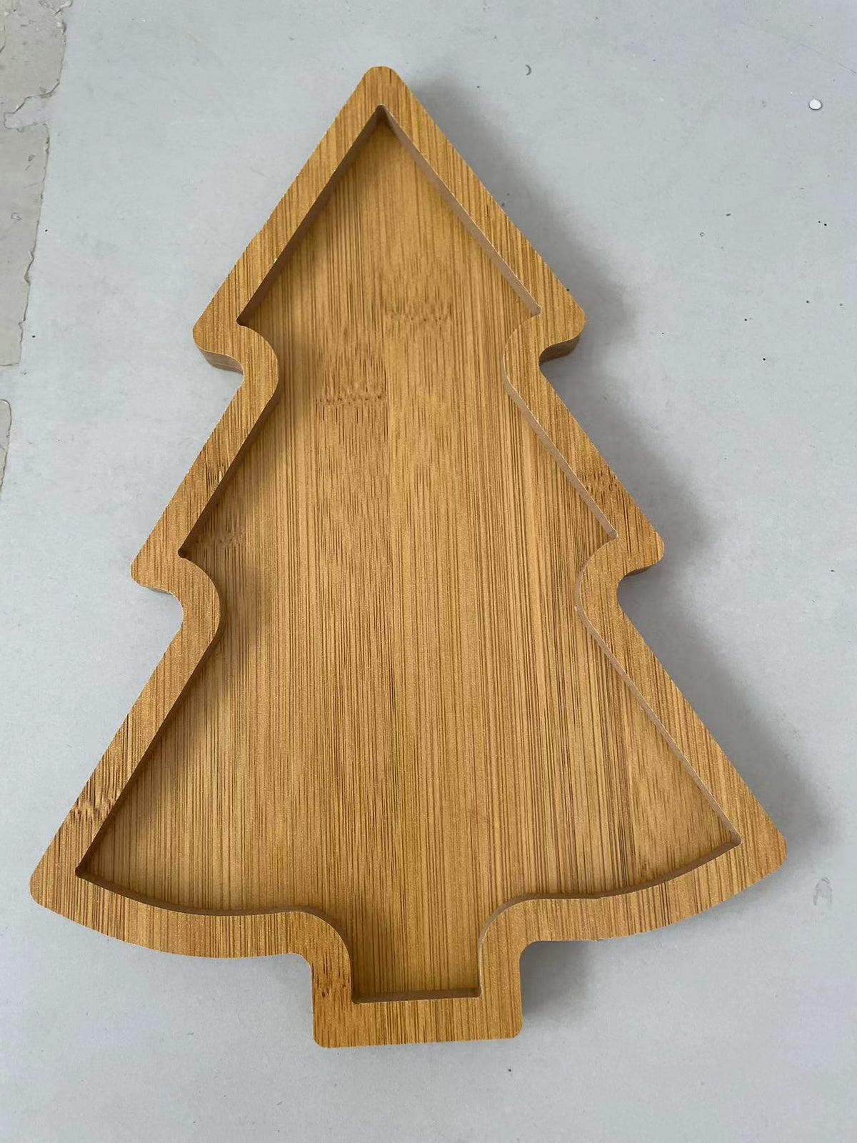 Wooden Christmas Shaped Serving Tray – image 3
