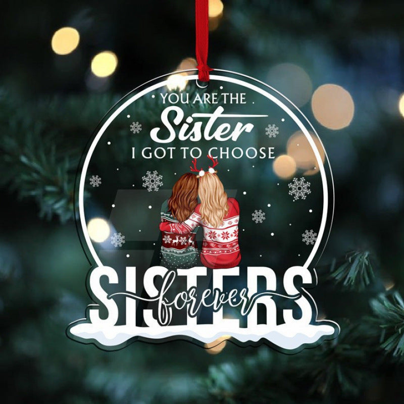 Acrylic Christmas Hanging Decoration