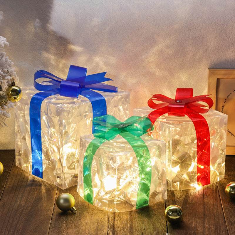 Light-Up Christmas Gift Box Decoration – image 3