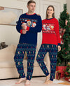 Kids' Navy Reindeer Fair Isle Pyjamas – image 4