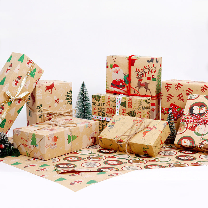 Christmas Character Kraft Gift Wrap – image 2