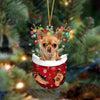 Spaniel Puppy in Stocking Christmas Ornament – image 4