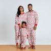 Kids' Red Nordic Reindeer Christmas Pyjamas – image 5
