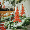 Red Metal Christmas Tree Decoration – image 3