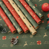 Vintage Christmas Gift Wrap, 50 × 74 cm – image 3