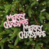 Merry Christmas Lettering Ornament
