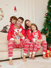 Family Red Hooded Reindeer Fair Isle Pyjamas – image 3