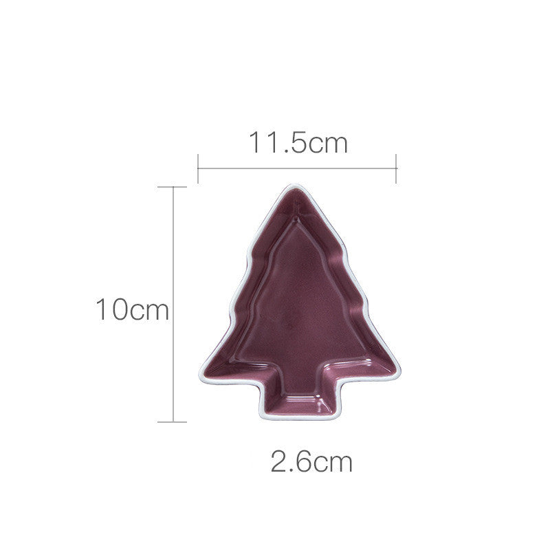 Christmas Tree Ceramic Snack Dish – image 4