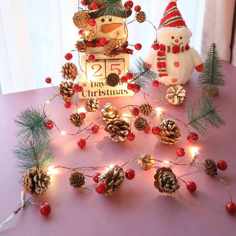 Pine Cone Christmas Light Decoration – image 2