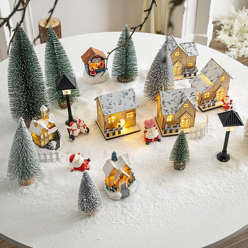 Light-Up Christmas Village Decoration Set – image 2