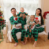 Family Green Tartan Raglan Christmas Pyjamas