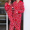 Red Love Heart Hooded Christmas Onesie
