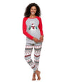 Family Papa Bear Red Raglan Christmas Pyjamas – image 2