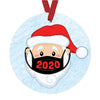 Painted MDF Christmas Tree Pendant – image 2