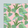 Tropical Print Gift Wrap, 50 × 70 cm