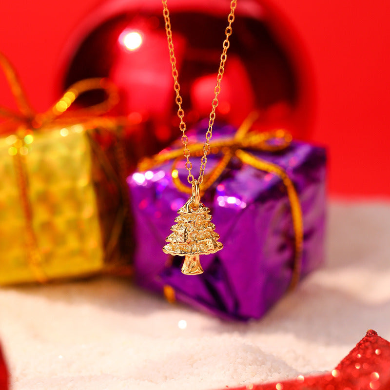 Christmas Tree Pendant Necklace