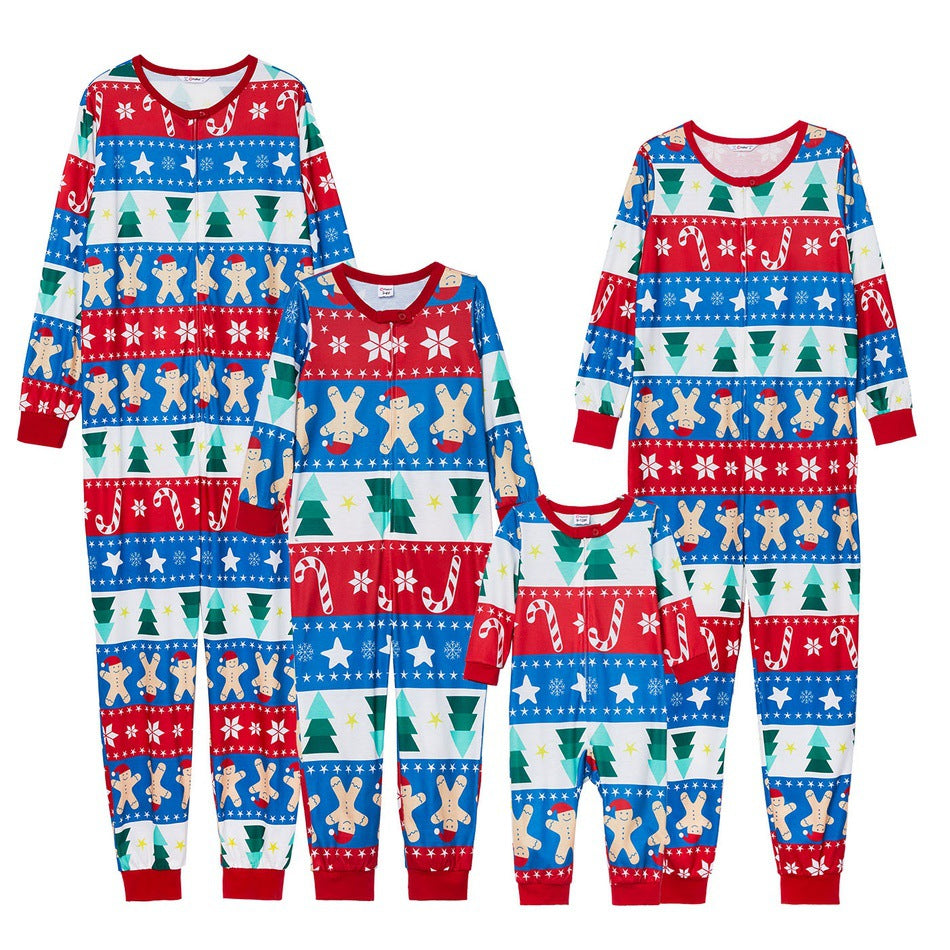 Family Gingerbread Fair Isle Christmas Onesie