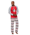 Family Papa Bear Red Raglan Christmas Pyjamas – image 3