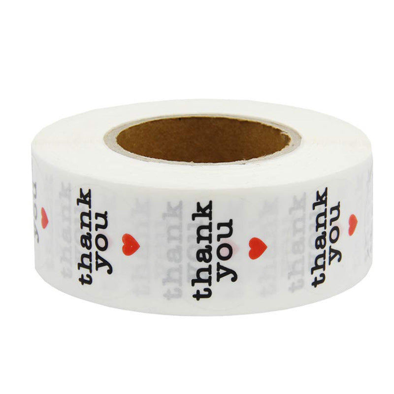 Red Heart Gift Sealing Stickers – image 2