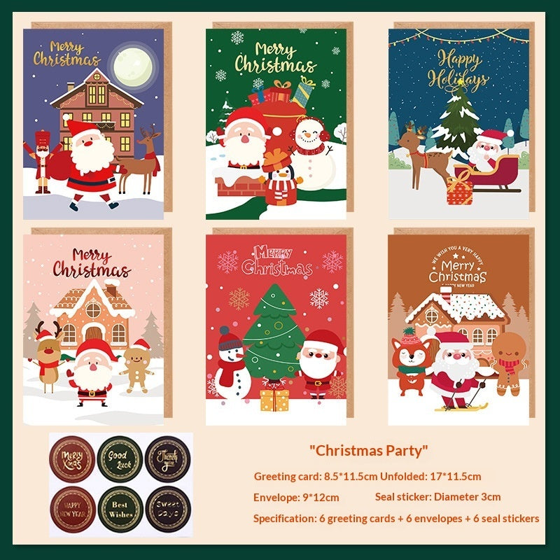 Christmas Greeting Cards, Pack of 6 – image 2