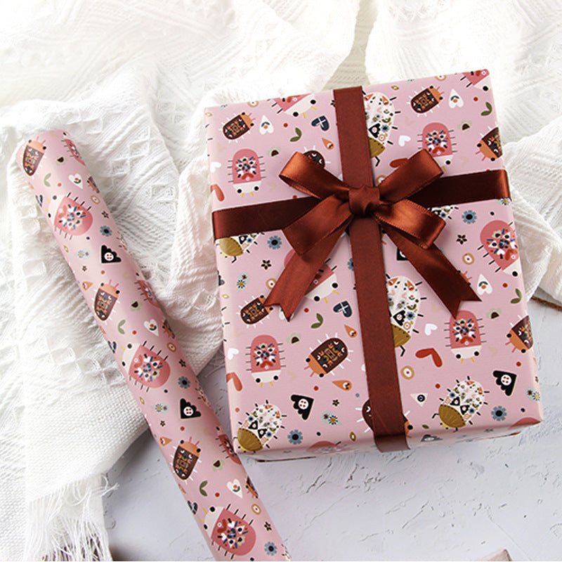 Playful Cartoon Gift Wrap, 50 × 70 cm – image 4