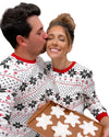 Family White Fair Isle Snowflake Christmas Pyjamas – image 10