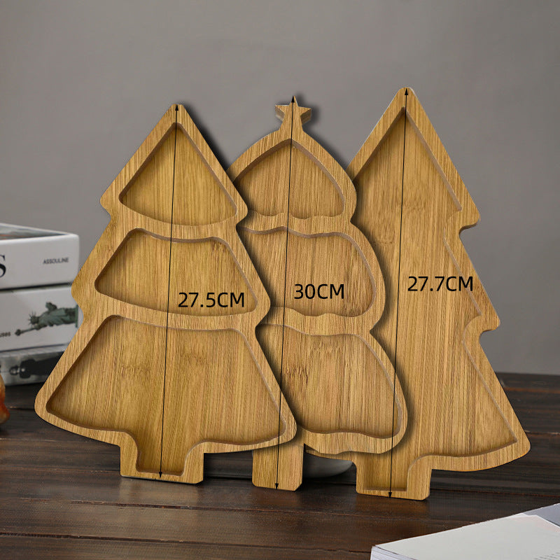 Wooden Christmas Shaped Serving Tray – image 4
