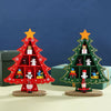 Wooden Tabletop Christmas Tree, 18.5 cm