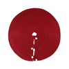 Wine Red Christmas Tree Skirt, 120 cm – image 5