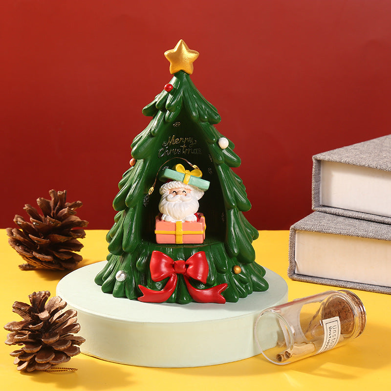 Light-Up Resin Christmas Tree Decoration – image 4