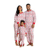 Kids' Red Nordic Reindeer Christmas Pyjamas – image 3