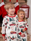 Family White Christmas Truck Print Pyjamas – image 3