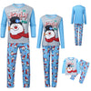 Family Blue Happy Snowman Christmas Pyjamas – image 2