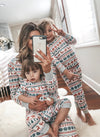 Family Red & White Nordic Reindeer Pyjamas – image 5