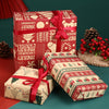 Christmas Kraft Wrapping Paper, 50 × 70 cm