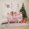 Family White Santa & Snowman Print Pyjamas – image 3