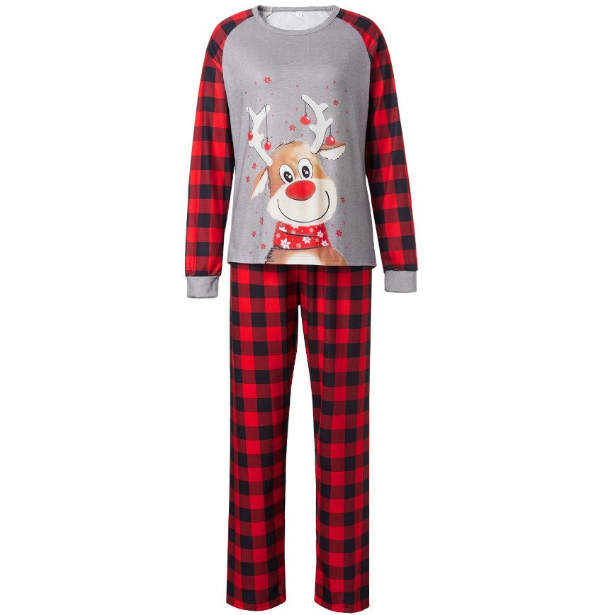 Family Grey Rudolph Raglan & Red Plaid Pyjamas – image 5