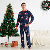 Family Navy Santa Print Christmas Pyjamas – image 2