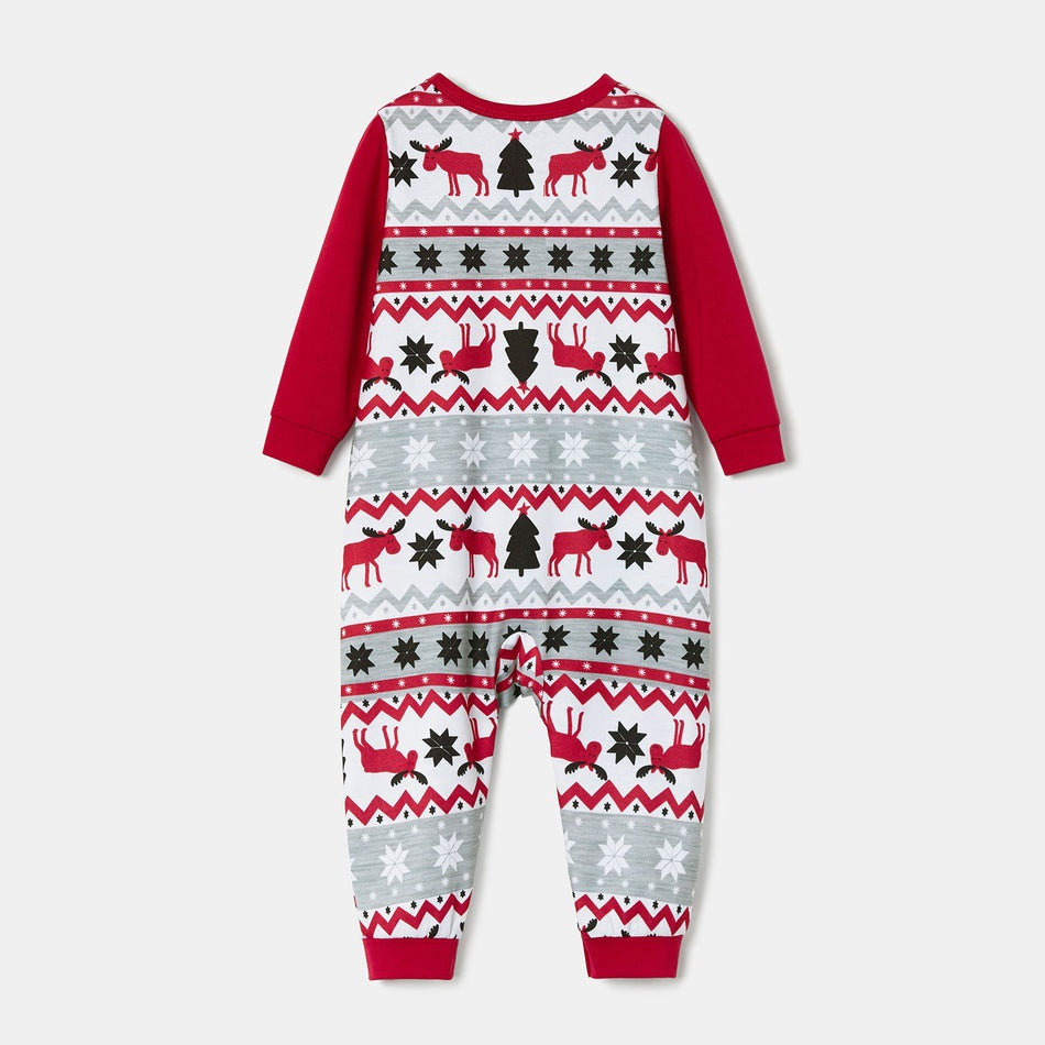 Family Gingerbread Fair Isle Christmas Onesie – image 3