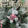 Plaid Dog Christmas Pendant – image 5