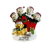 Painted MDF Christmas Tree Pendant – image 5