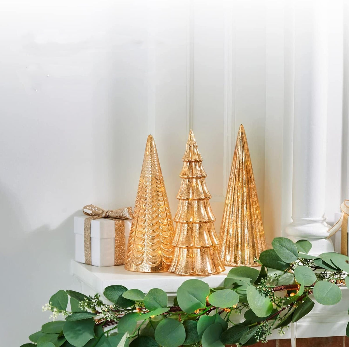 Glass Christmas Tree Top LED Light – image 4