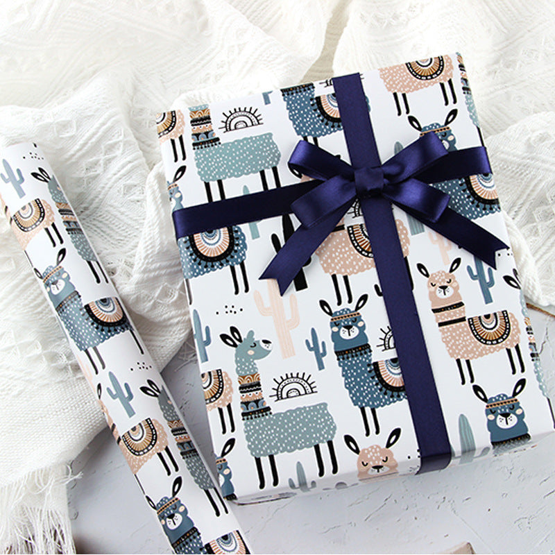 Playful Cartoon Gift Wrap, 50 × 70 cm – image 3