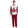 Couples' Green Raglan & Plaid Christmas Pyjamas – image 13