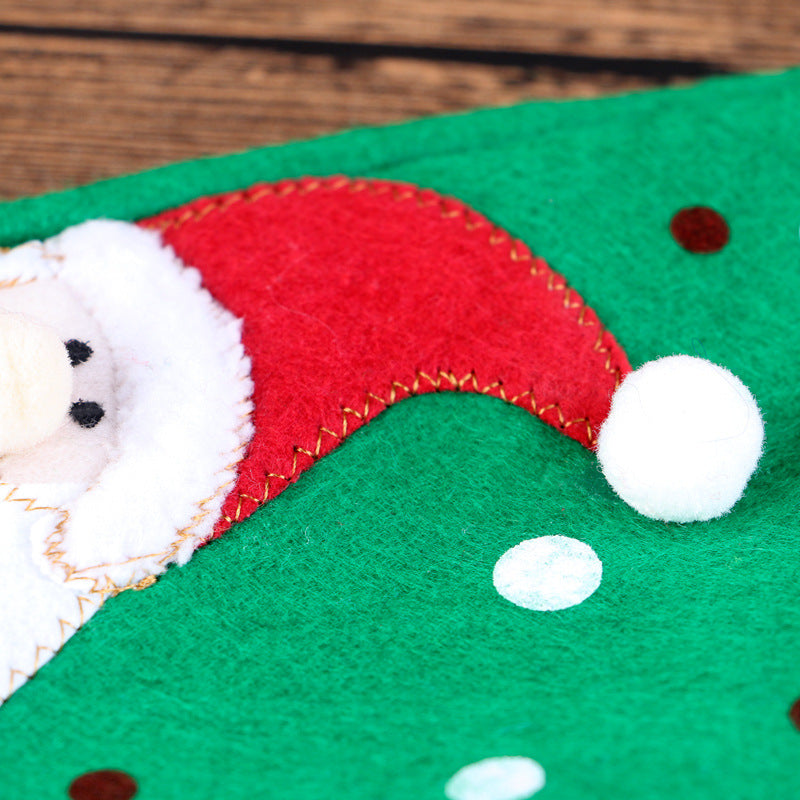 Christmas Wine Bottle Gift Cover – image 2