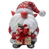 Green Christmas Snowman Figurine