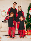 Family Black Raglan & Red Plaid Christmas Pyjamas – image 2
